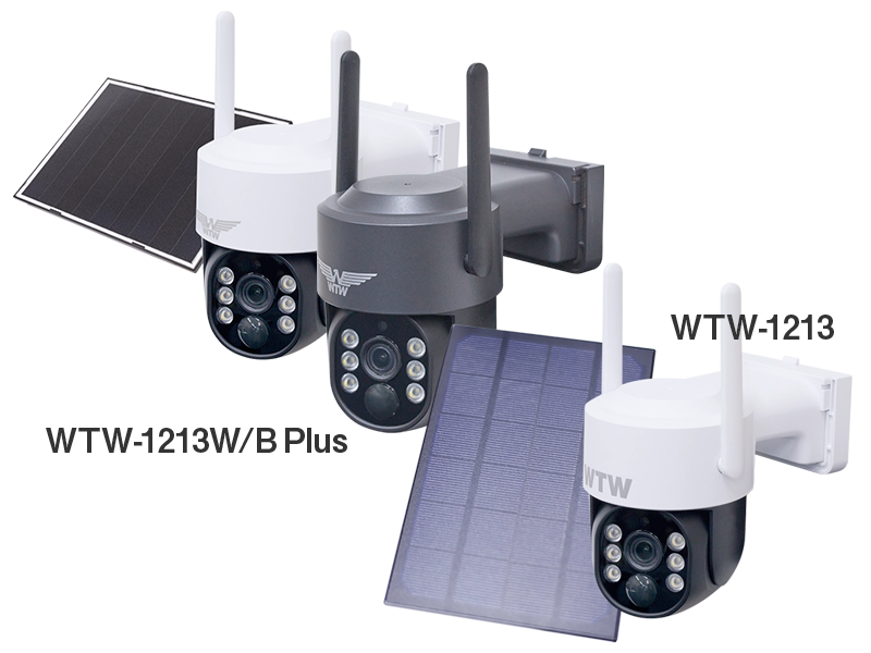 小型ソーラー 防犯灯カメラ バッテリー搭載 Wi-Fi アンテナ内蔵