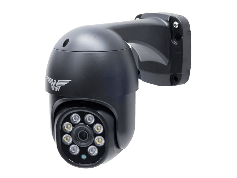 500万画素 XPoE専用IPCシリーズ 屋外防水仕様 防犯灯・赤外線 PTZドームカメラ WTW-XPDRY8702GB