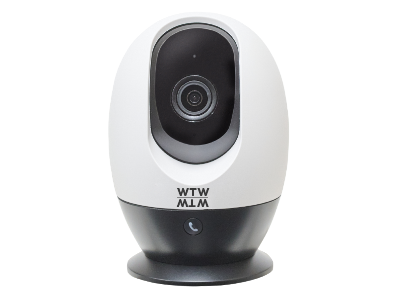 400万画素モデル みてるちゃんたまご ワイヤレス 家庭用 自動追跡 追尾 ペットカメラ 屋内 WTW-IPW308TW