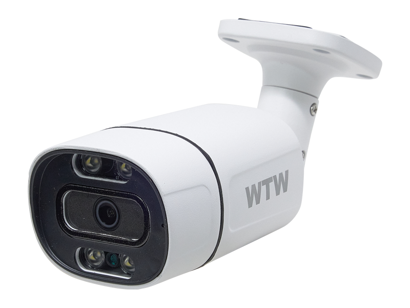 500万画素 XPoE専用IPCシリーズ 屋外仕様 小型防犯灯カメラ WTW-XPR2319GAW