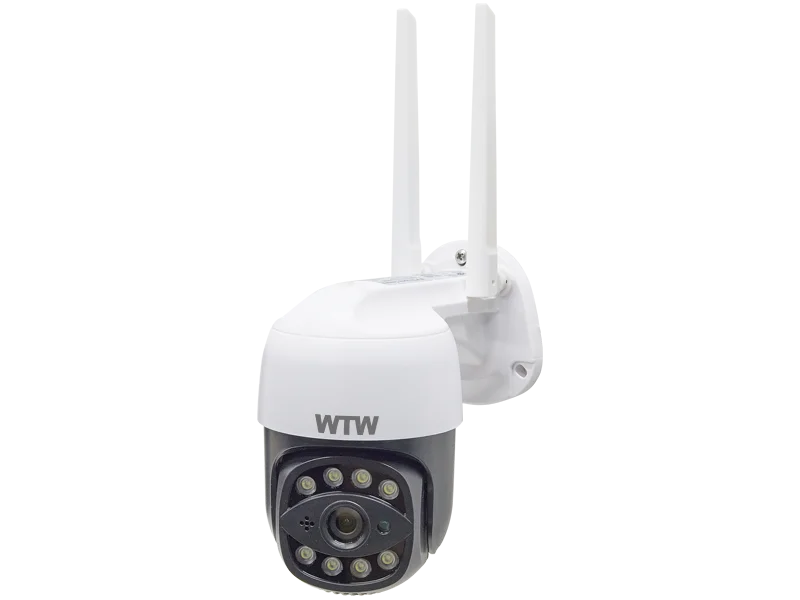 【期間限定特価】365万画素 WIFI PTZ 防犯灯カメラ 屋外 パンチルト対応 赤外線 ホワイトLEDカメラ WTW-E2305S (ゴマちゃん2 AI強化型モデル)