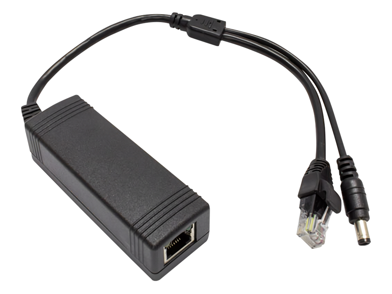 IPネットワーク用 PoE給電スプリッターケーブル WTW-POE-02R