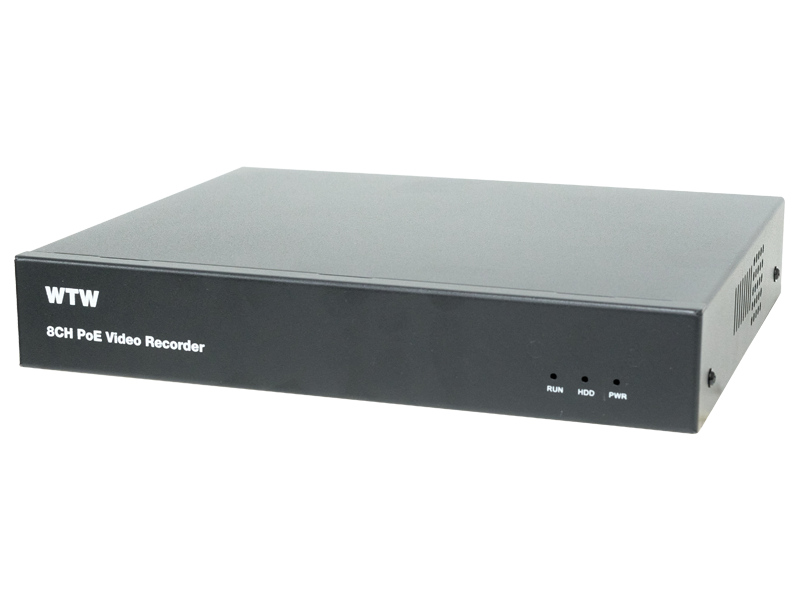 XPoEシリーズ IPネットワークビデオレコーダー(NVR) 8chモデル WTW