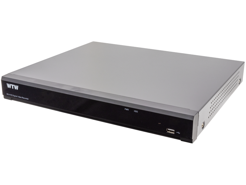 4K800万画素AHDシリーズ 8chデジタルビデオレコーダー(DVR) WTW-DAP338E