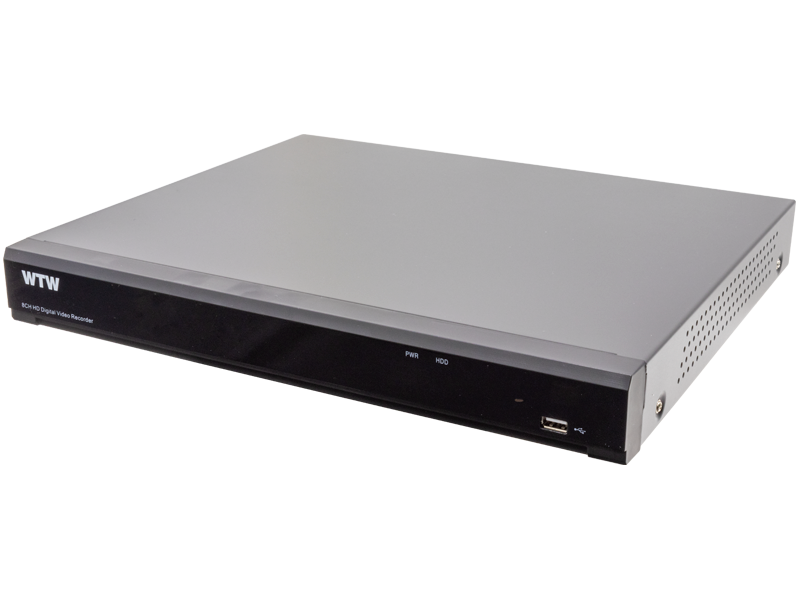 500万画素AHDシリーズ 8chデジタルビデオレコーダー(DVR) WTW-DAP338G3