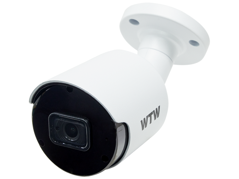 IPCカメラシリーズ 4K800万画素 屋外防滴仕様 PoE受電対応 小型赤外線カメラ WTW-PRP9020EASD6