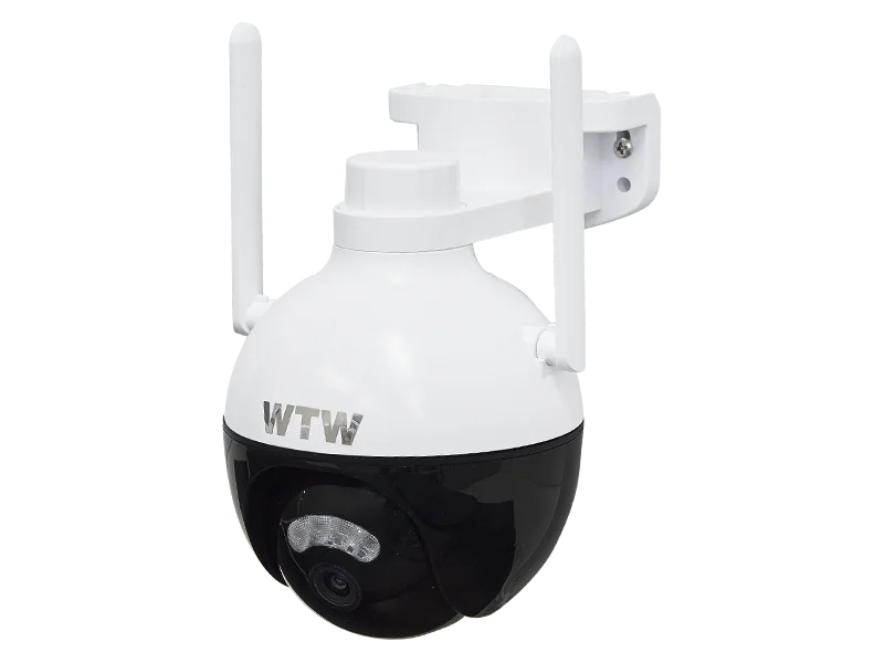 【期間限定特価】防犯カメラ WIFI PTZ 防犯灯カメラ 赤外線 パネル高輝度 ホワイトLED パンチルト(首振り)機能搭載 IPネットワークカメラ WTW-IPW2294T