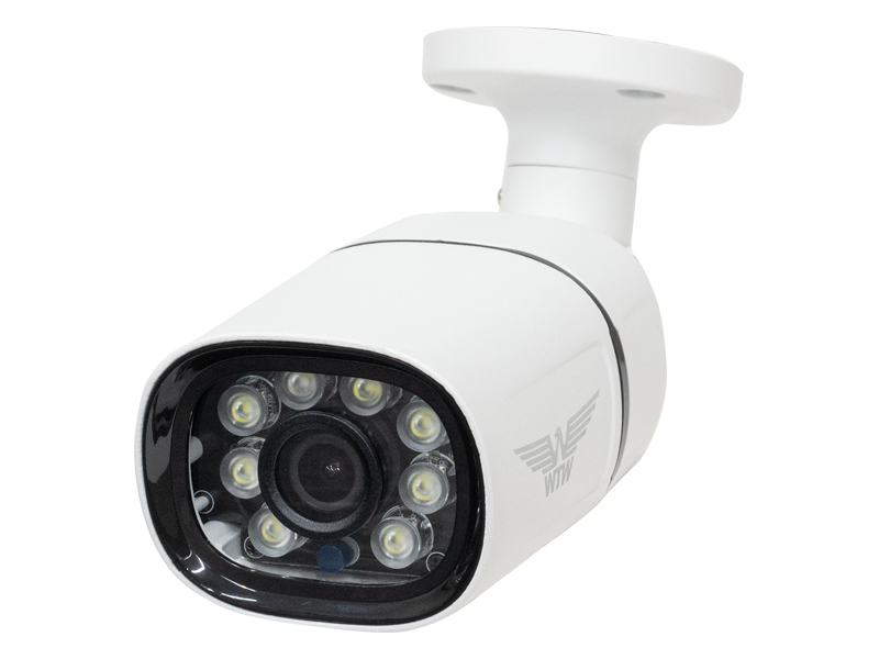 500万画素 XPoE専用IPCシリーズ 屋外仕様 防犯灯カメラ  WTW-XPR1886GAW